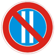 Дорожный знак 3.30 «Стоянка запрещена по четным числам месяца»