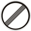 Дорожный знак 3.31 «Конец зоны всех ограничений»