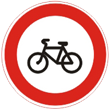 Дорожный знак 3.9 «Движение на велосипедах запрещено»