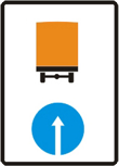 Дорожный знак 4.8.1 «Направление движения транспортных средств с опасными грузами»