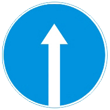 Дорожный знак 4.1.1 «Движение прямо»