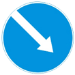 Дорожный знак 4.2.1 «Объезд препятствия справа»